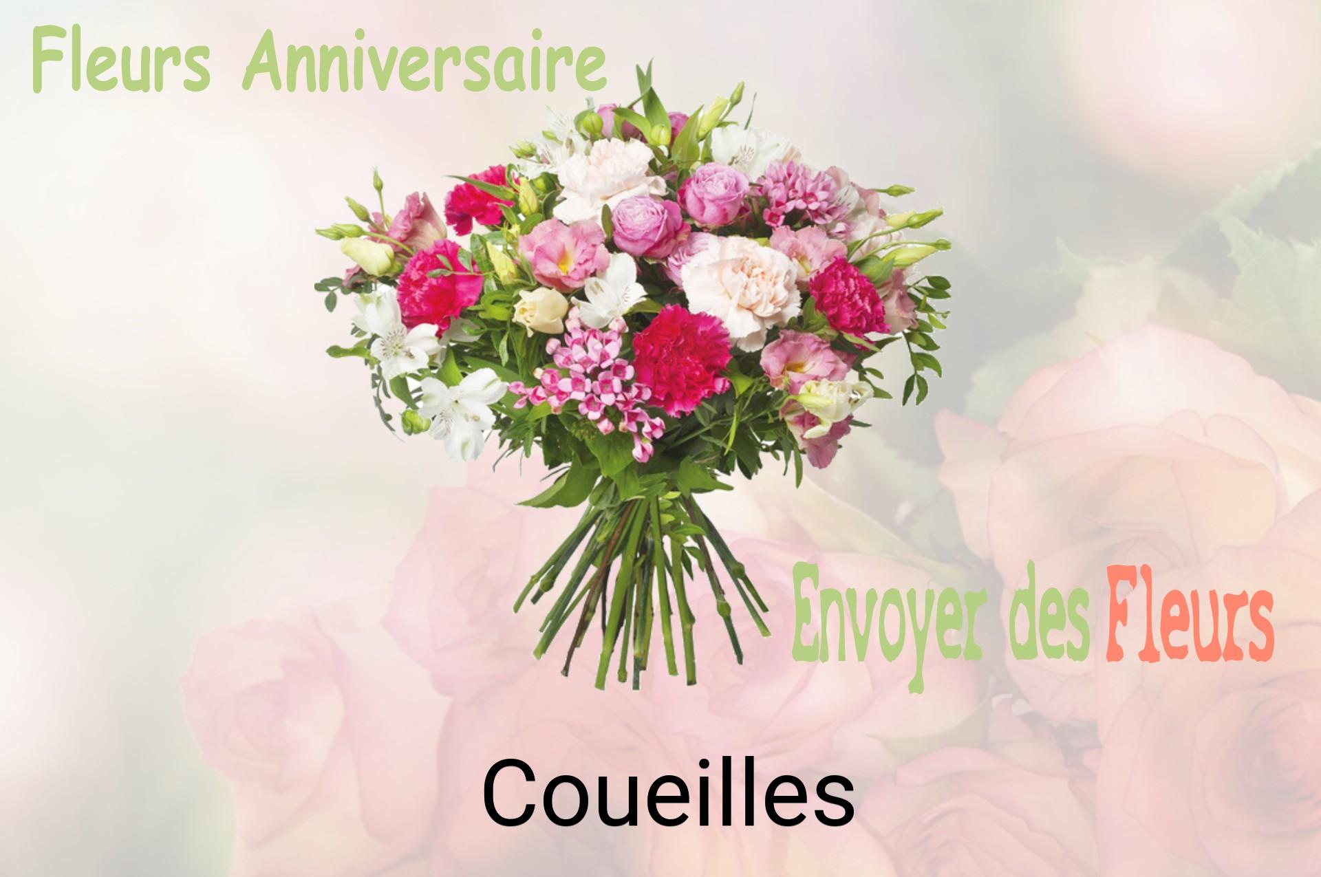 Bouquet de fleurs d’anniversaire livré à Coueilles